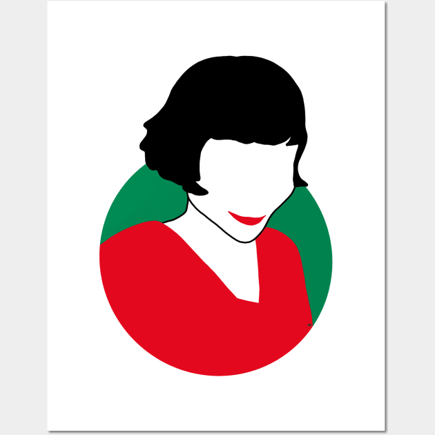 Amelie Poulain Wall Art by Bookishandgeeky